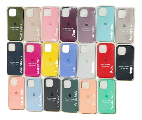 Funda De Silicona Para iPhone 15 Común 15 Pro 15 Pro Max 