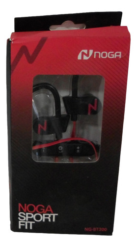 Auriculares Noga Sport Fit Bt326 Negro Rojo Liquido Ultimo