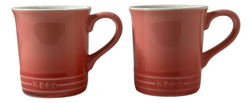 Set 2 Tazas Espresso Keep Gris 90 Ml Color Coral