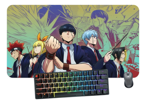 Mouse Pad Extra Largo Mashle Magic And Muscles Personalizado