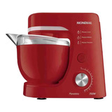  Mondial Batedeira Planetária Bp-03-r 700w 12 Velocidades Cor Vermelho 110v