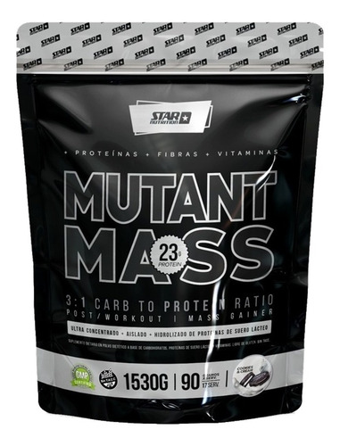 Mutant Mass Pouch Star Nutrition 1,5kg Ganador De Peso