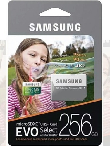 Micro Sd Samsung Evo Select 256gb