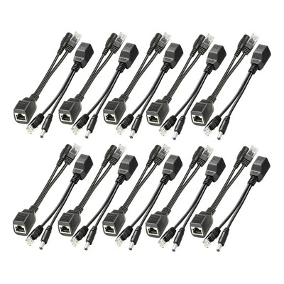 20 Splitter Poe Adaptador Inyector Poe Alimentación Camaras | MercadoLibre
