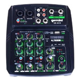 Mini Mixer 4 Channel Gemini