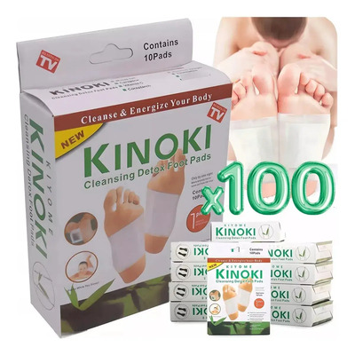 100 Parches Desintoxicantes Cuerpo Aplicar En Pies | MercadoLibre