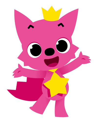 Figuras Coroplast Decorativa Pinkfong 1 Metro Alto