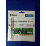 Placa De Rede 10/100mbps Fast Ethernet Pci Dlink Dfe-520tx