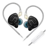 Kz Zna Audífonos In Ear Con Micrófono Negros Y Azul Original