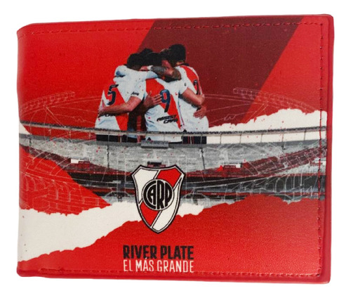 Súper Billetera River Plate 100% Original Cuero Pu Licencia