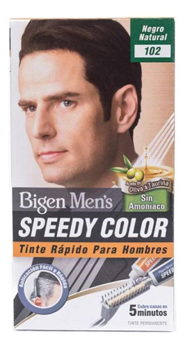 Tinte Rápido Para Hombre 102 Negro Natural Speedy Color