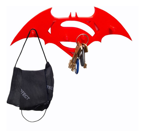 Perchero Recibidor Porta Llaves Batman Vs Superman