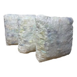 Pack X3 Rellenos Almohadones 50x50x10 Copos De Goma Espuma