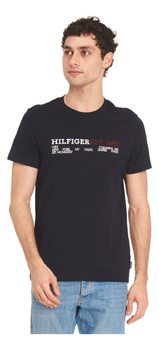 Camiseta Tommy Hilfiger Para Hombre Mw0mw34435