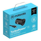 Carregador Veicular 18w Turbo Power Usb-c Moto G100