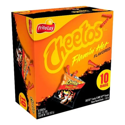 Papitas Chetos Flamin Hot Americanos 10 Bolsas 283g | MercadoLibre