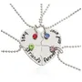 Nuevo 4 Collares En Corazón Unido, Mejores Amigos. | Envío gratis