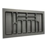 Cubiertero Organizador Cocina Cajón 84 X 49 Gris Reforzado