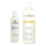 Tratamiento Keratina 1000 Ml La Puissance + Shampoo Neutro
