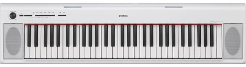 Teclado Yamaha Organo Np12 Piaggero 61 Teclas Sensitivas Color Blanco