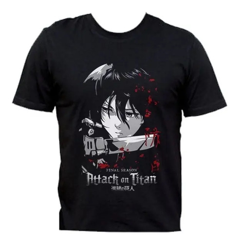 Playera Shingeki No Kyojin Attack On Titan Mikasa Anime