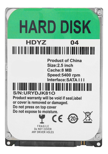 Disco De Disco Duro Con Módulo De Memoria Mecánico Hdd Iii D