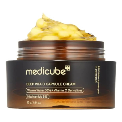 Medicube Vita C Deep Crema Hidratante Facial, Revitaliza y Aclara, 55 g | Meses sin interés