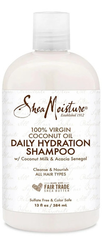 Shea Moisture Shampoo Virgin Coconut Daily Hydration 384ml.