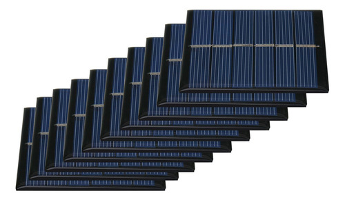 10 Mini Paneles Solares Para Energia Solar, Kit De Mini Pane