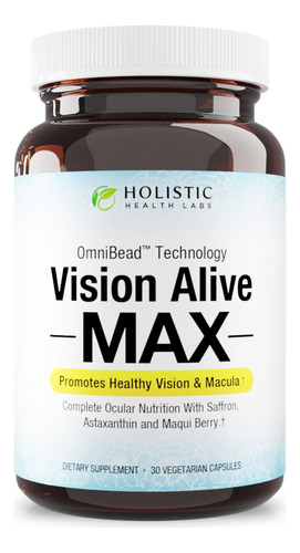 Holistic Health Labs | Vision Alive Max | 30 Veg Capsules