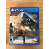 Assassins Creed Origins Físico Para Ps4 Excelente Estado!!