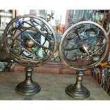 Astrolabio Esfera Armilar De Metal!! Muy Decorativo 50cmalto