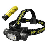 Linterna Frontal Nitecore Hc68 De 2000 Lúmenes Con Doble Fue