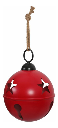 Cascabel Gigante Metalico Navideño 30 Cm Msi