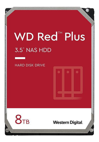 Wd Red Plus 8tb Cmr Nas Hard Drive Hdd  5640 Rpm Sata 6 Gbs