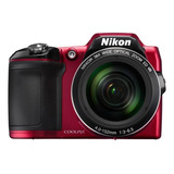  Nikon Coolpix L840 Compacta Color  Rojo