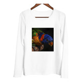 Remera Mujer Ml Aves 3 Ave Multicolor Posada Tronco