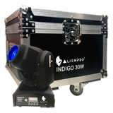 Cabeza Movil Alien Indigo Rgb 30w Kit Con 4 Pzas Y Estuche