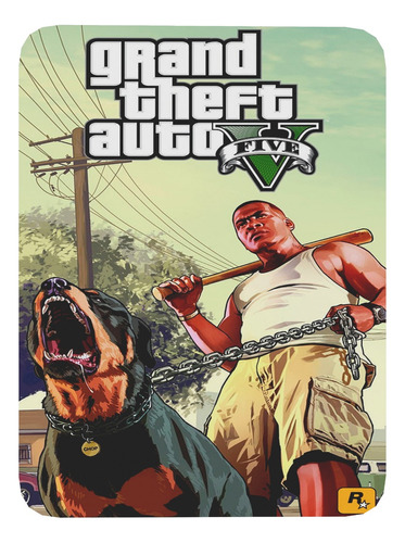 Mouse Pad Grand Theft Auto V Gamer   17cm X 21cm D50