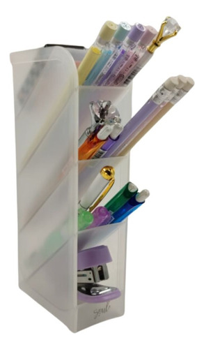 Organizador Escritorio Accesorios Maquillaje Brw X5cubiculos