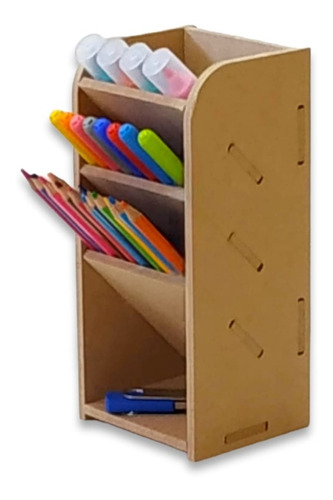 Mini Organizador De Escritorio Para Colores  Y Marcadores