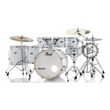 Bateria Pearl Export 22',8,10,12,14,16, Caixa E Kit Ferragem