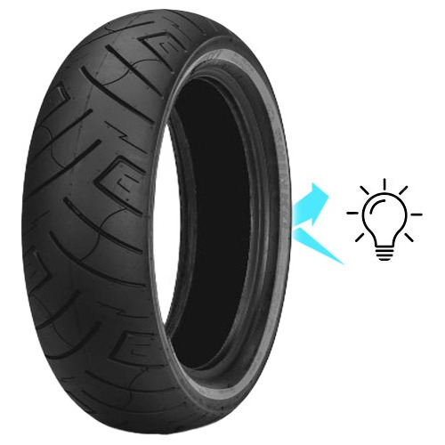 Llanta Shinko 170/80b15 Sr777 Heavy Duty Reflective