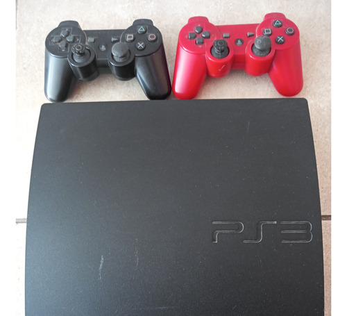 Sony Playstation 3 Slim 160gb Standard+2 Controles+14 Juegos