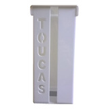 Dispenser Porta-toucas Descartáveis Em Acrilico Branco