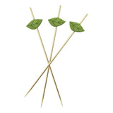 Palitos De Bambu Para Pinchos Estilo Hoja