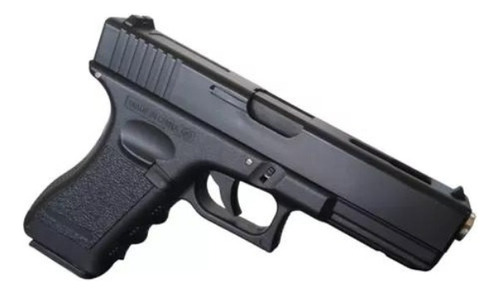 Lanzador Airsoft Pistola Glock 17 Resorte + 2000 Bbs