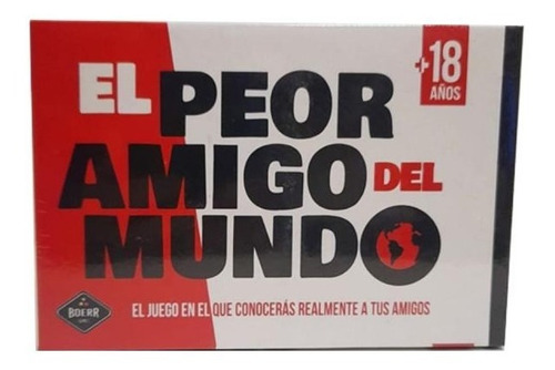 Juego De Mesa El Peor Amigo Del Mundo Previa Juntada +18