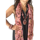 Pashmina Chalina Mujer + Collar + Pulsera Set X3    2368