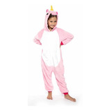 Pijama Mameluco Disfraz Unicornio Niño Niña Abrigado 